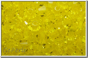 Preciosa� Bicone, 4mm, citrine, trans., 50 Stk.