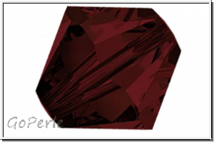 Preciosa� Bicone, 4mm, garnet, trans., 50 Stk.