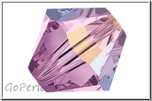 Preciosa� Bicone, 3mm, amethyst, lt. trans., AB, 50 Stk.