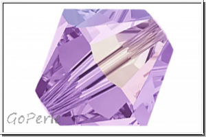 Preciosa� Bicone, 3mm, violet, trans., AB, 50 Stk.