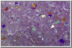 Preciosa� Bicone, 3mm, violet, trans., AB, 50 Stk.