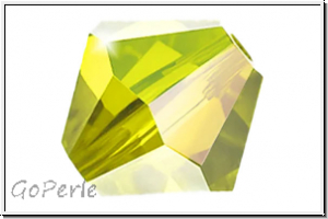 Preciosa� Bicone, 3mm, citrine, trans., AB, 50 Stk.