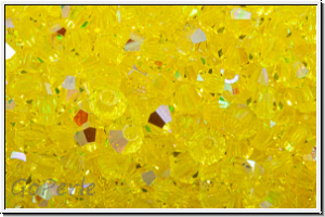 Preciosa� Bicone, 3mm, citrine, trans., AB, 50 Stk.