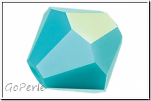 Preciosa� Bicone, 4mm, turquoise, op., AB, 50 Stk.