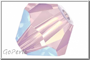 Preciosa� Bicone, 4mm, rose, opal, AB, 50 Stk.