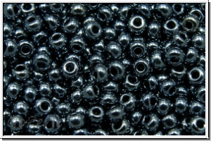 b�hm. Rocailles, 10/0, hematite, met., 10g
