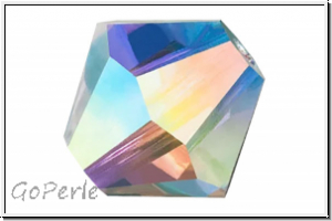 Preciosa� Bicone, 4mm, crystal, trans., AB2x, 50 Stk.