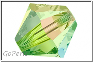 Preciosa� Bicone, 4mm, peridot, trans., AB2x, 50 Stk.