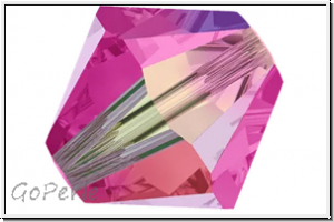 Preciosa� Bicone, 4mm, fuchsia, trans., AB2x, 50 Stk.