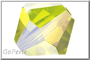 Preciosa� Bicone, 4mm, citrine, trans., AB2x, 50 Stk.
