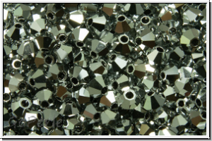 Preciosa� Bicone, 3mm, crystal, trans., labrador, full, 50 Stk.