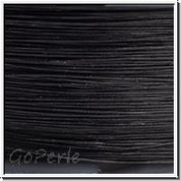 S-LON Fire Beading Thread, F�delgarn, 06 LB, black, 50 yd