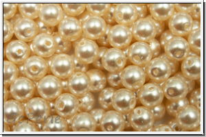 PRECIOSA� Round Pearls MAXIMA, 4mm, cream - pearl effect, 25 Stk.