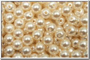 PRECIOSA� Round Pearls MAXIMA, 4mm, creamrose, lt. - pearl effect, 25 Stk.