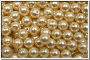PRECIOSA� Round Pearls MAXIMA, 4mm, creamrose - pearl effect, 25 Stk.