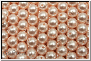 PRECIOSA� Round Pearls MAXIMA, 4mm, rosaline - pearl effect, 25 Stk.