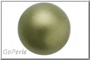 PRECIOSA� Round Pearls MAXIMA, 4mm, green, dk., - pearl effect, 25 Stk.