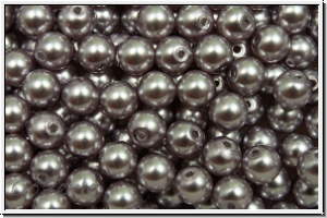 PRECIOSA� Round Pearls MAXIMA, 4mm, lavender - pearl effect, 25 Stk.