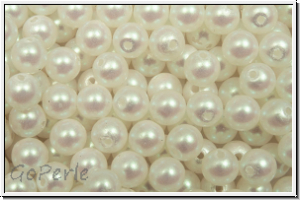PRECIOSA� Round Pearls MAXIMA, 4mm, white - pearlescent, 25 Stk.