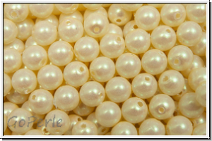 PRECIOSA� Round Pearls MAXIMA, 4mm, cream - pearlescent, 25 Stk.