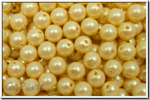 PRECIOSA� Round Pearls MAXIMA, 4mm, yellow - pearlescent, 25 Stk.