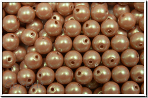 PRECIOSA� Round Pearls MAXIMA, 4mm, pink - pearlescent, 25 Stk.