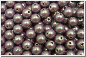 PRECIOSA� Round Pearls MAXIMA, 4mm, violet - pearlescent, 25 Stk.