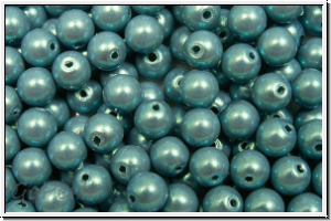 PRECIOSA� Round Pearls MAXIMA, 4mm, blue - pearlescent, 25 Stk.