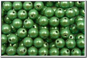 PRECIOSA� Round Pearls MAXIMA, 4mm, green - pearlescent, 25 Stk.