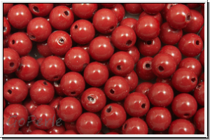PRECIOSA� Round Pearls MAXIMA, 4mm, cranberry - crystal, 25 Stk.