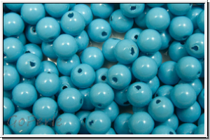 PRECIOSA� Round Pearls MAXIMA, 4mm, blue, aqua - crystal, 25 Stk.