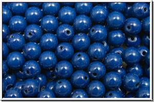 PRECIOSA� Round Pearls MAXIMA, 4mm, blue, navy - crystal, 25 Stk.