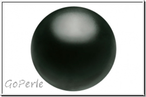 PRECIOSA� Round Pearls MAXIMA, 4mm, black, magic - crystal, 25 Stk.