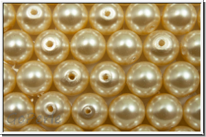 PRECIOSA� Round Pearls MAXIMA, 6mm, creamrose - pearl effect, 10 Stk.