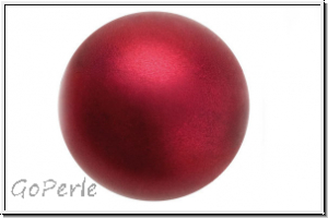 PRECIOSA� Round Pearls MAXIMA, 6mm, bordeaux - pearl effect, 10 Stk.