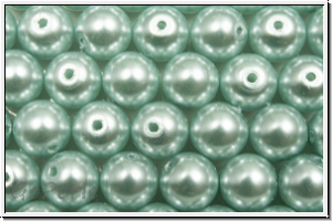 PRECIOSA� Round Pearls MAXIMA, 6mm, blue, lt. - pearl effect, 10 Stk.