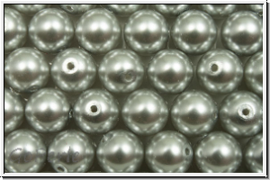 PRECIOSA� Round Pearls MAXIMA, 6mm, grey, lt. - pearl effect, 10 Stk.