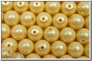 PRECIOSA� Round Pearls MAXIMA, 6mm, yellow - pearlescent, 10 Stk.