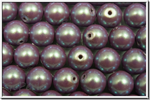 PRECIOSA� Round Pearls MAXIMA, 6mm, violet - pearlescent, 10 Stk.