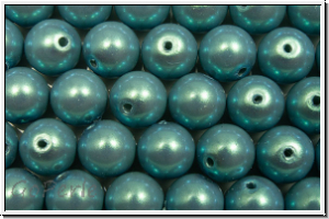 PRECIOSA� Round Pearls MAXIMA, 6mm, blue - pearlescent, 10 Stk.
