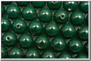 PRECIOSA� Round Pearls MAXIMA, 6mm, malachite - crystal, 10 Stk.
