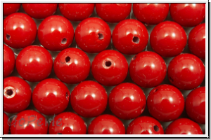 PRECIOSA� Round Pearls MAXIMA, 6mm, cranberry - crystal, 10 Stk.