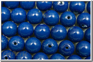 PRECIOSA� Round Pearls MAXIMA, 6mm, blue, navy - crystal, 10 Stk.