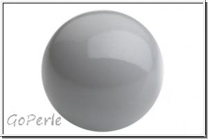 PRECIOSA� Round Pearls MAXIMA, 6mm, grey, ceramic - crystal, 10 Stk.