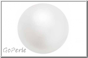 PRECIOSA� Round Pearls MAXIMA, 8mm, white - pearl effect, 5 Stk.