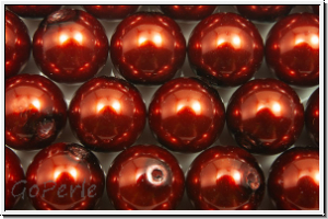 PRECIOSA� Round Pearls MAXIMA, 8mm, copper, dk. - pearl effect, 5 Stk.