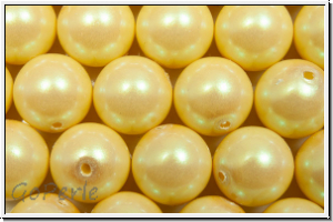 PRECIOSA� Round Pearls MAXIMA, 8mm, yellow - pearlescent, 5 Stk.