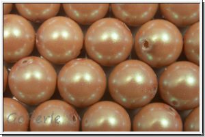 PRECIOSA� Round Pearls MAXIMA, 8mm, pink - pearlescent, 5 Stk.