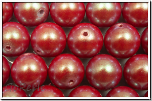 PRECIOSA� Round Pearls MAXIMA, 8mm, red - pearlescent, 5 Stk.