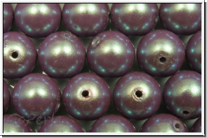 PRECIOSA� Round Pearls MAXIMA, 8mm, violet - pearlescent, 5 Stk.